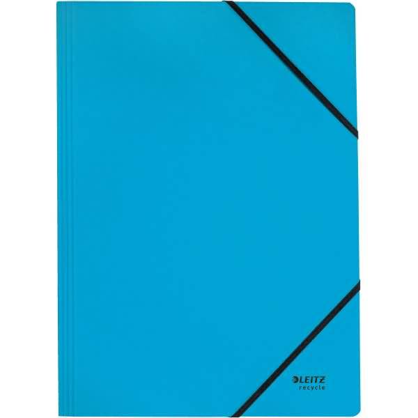 Eckspanner Recycle A4 Karton blau