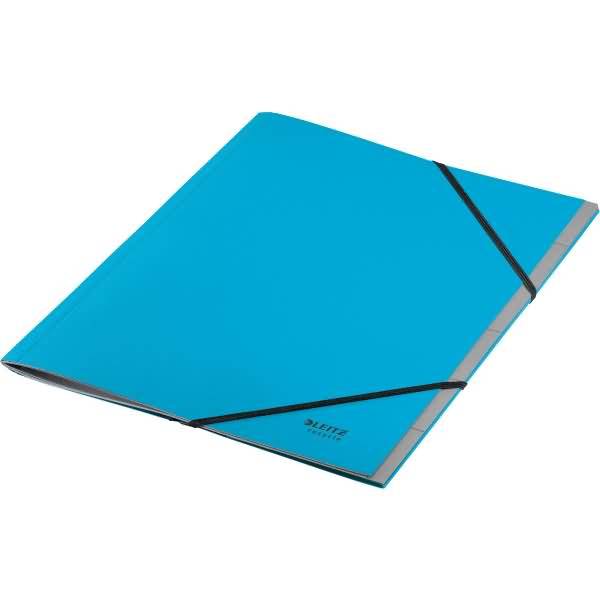 Ordnungsmappe Recycle A4 6 Fächer Karton blau