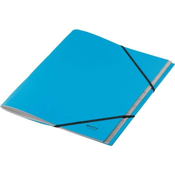 Ordnungsmappe Recycle A4 12 Fächer Karton blau