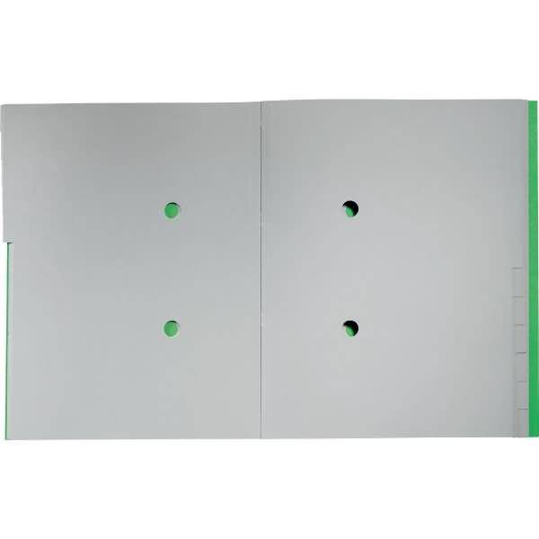 Ordnungsmappe Recycle A4 12 Fächer Karton grün