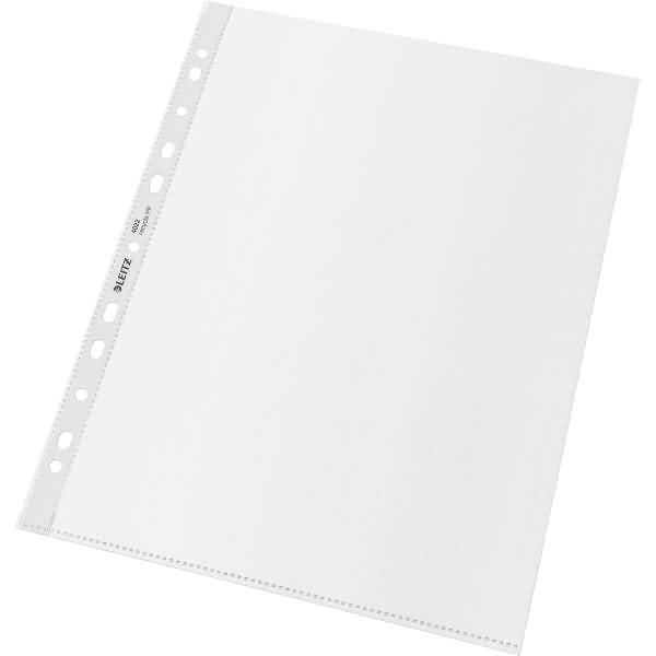 Prospekthülle Recycle A4 PP genarbt farblos VE=40 Stück