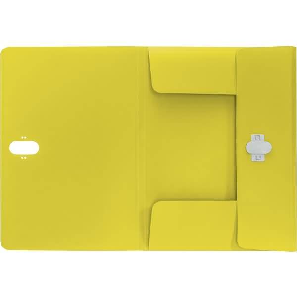 Dokumentenmappe Recycle A4 PP gelb