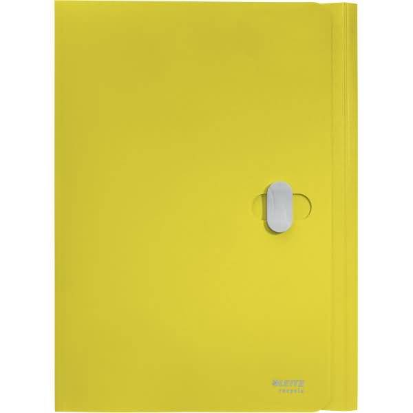 Dokumentenmappe Recycle A4 PP gelb