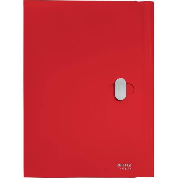 Dokumentenmappe Recycle A4 PP rot