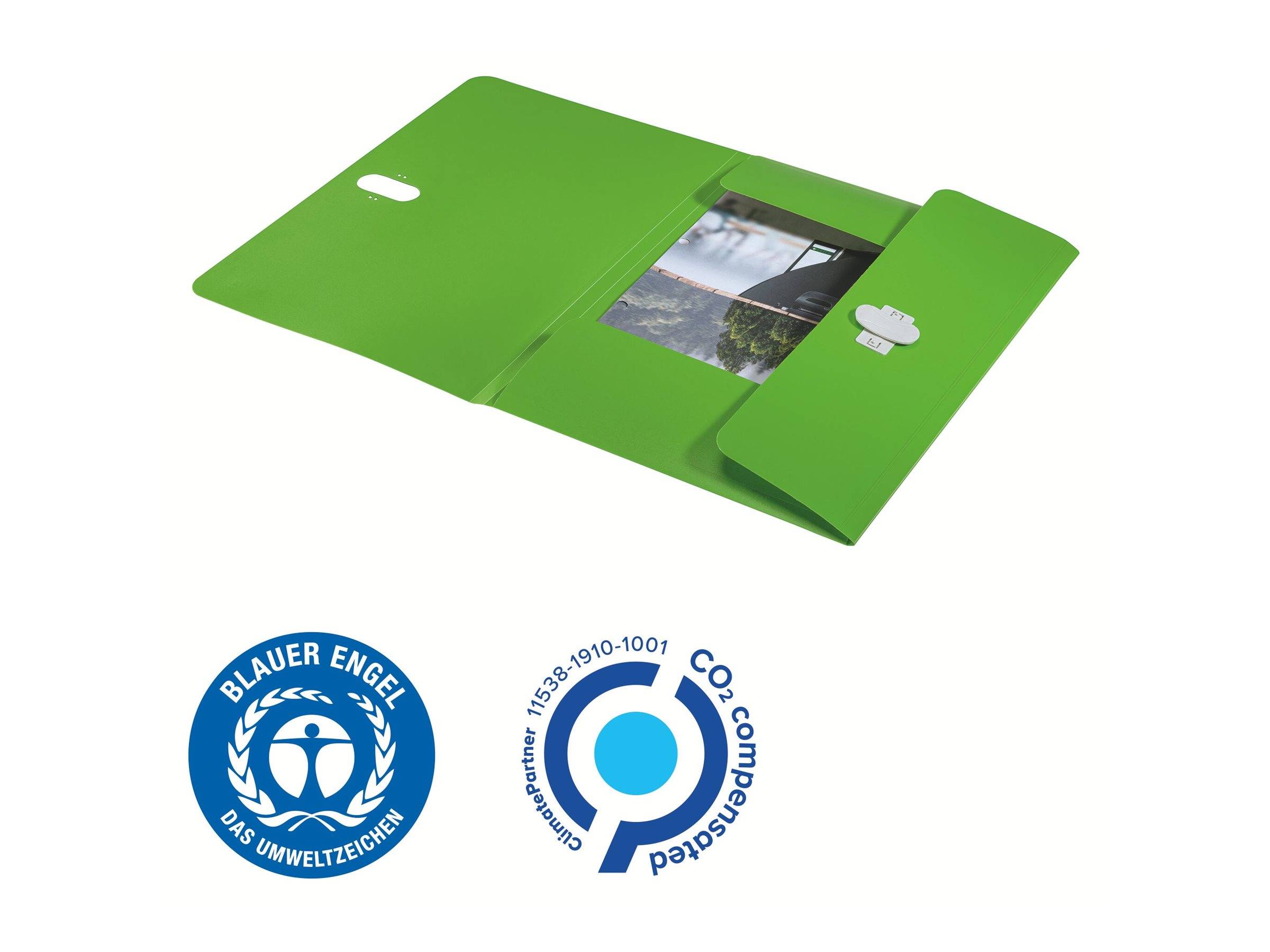 Esselte Leitz Recycle - Aktenmappe mit 3 Klappen - für A4 (210 x 297 mm)