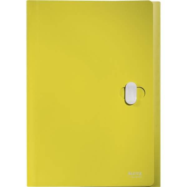 Projektmappe Recycle A4 PP 5 Fächer gelb