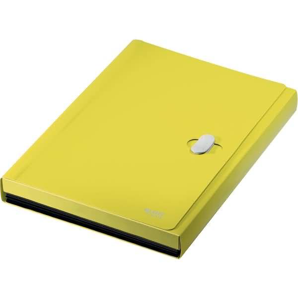 Projektmappe Recycle A4 PP 5 Fächer gelb