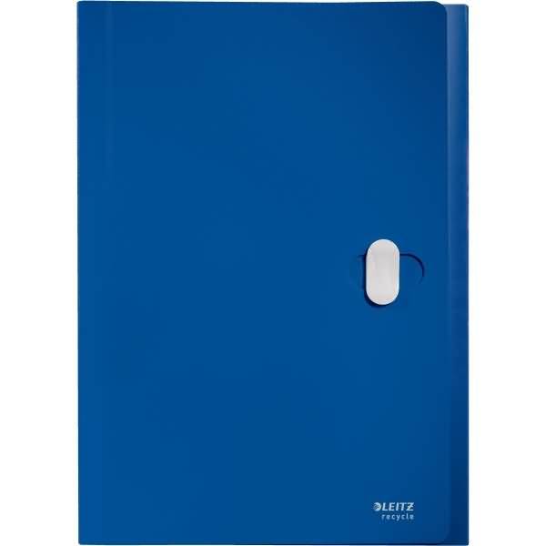 Projektmappe Recycle A4 PP 5 Fächer blau