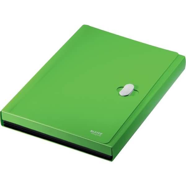 Projektmappe Recycle A4 PP 5 Fächer grün