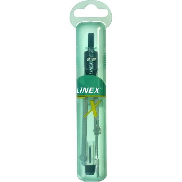 Schulzirkel 14cm Metall + Minen silber