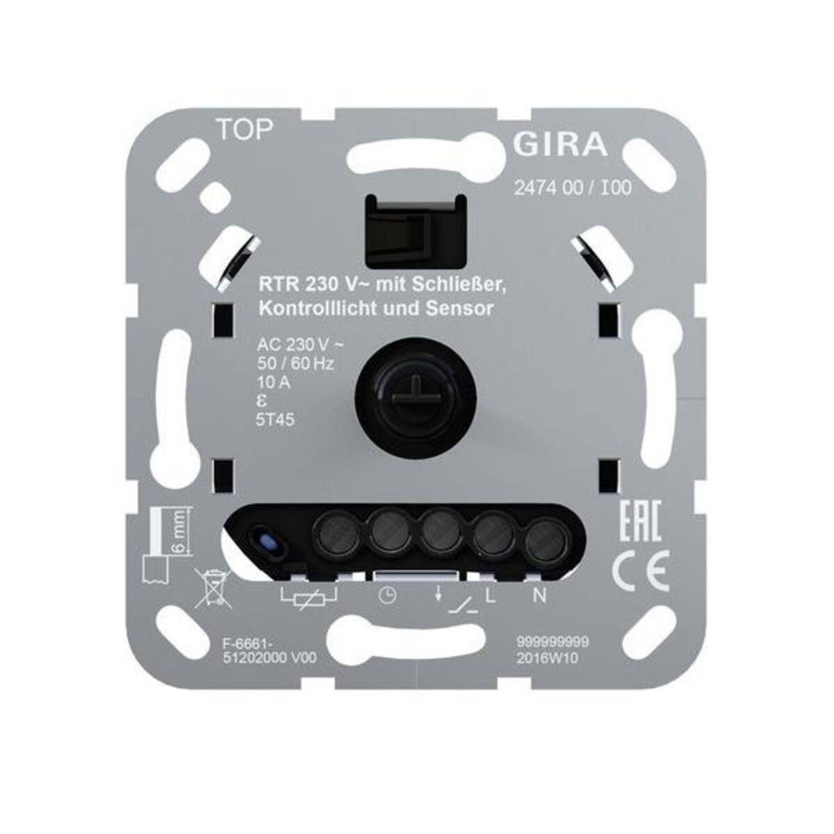 Gira Raumtemperaturregler 247400