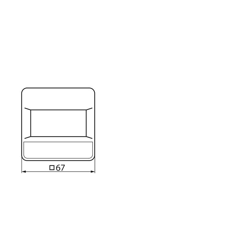Jung Bewegungsmelder BT CD 17181 WU SW
