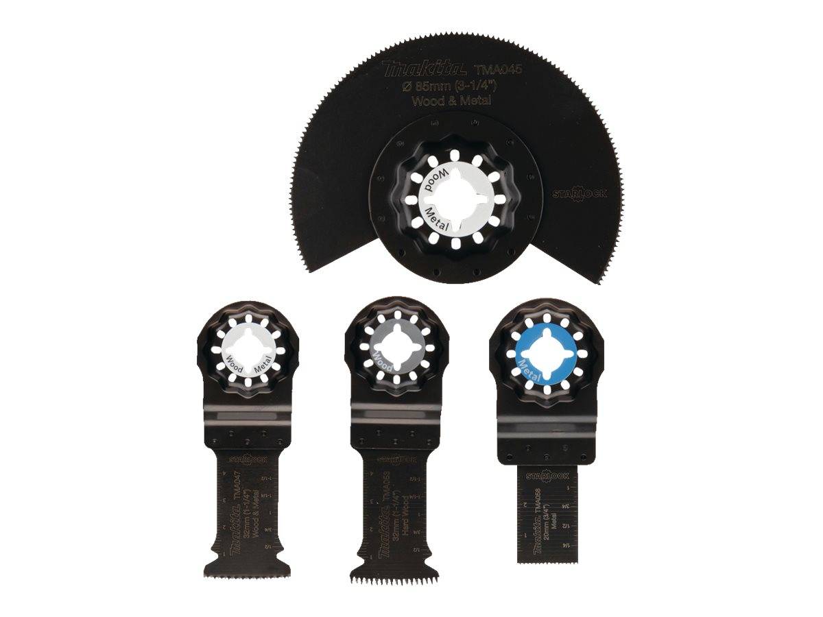Makita Blattset für Multifunktionswerkzeug - für Holz - Metall - Epoxid - 4 Stüc