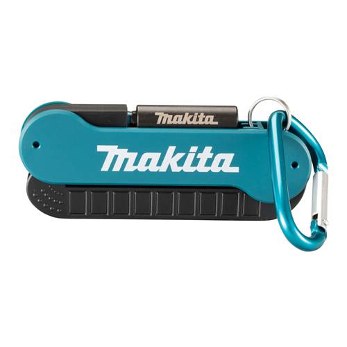 MAKITA E-12005 - Impact Black Bit-Set (1/4"-Sechskantaufnahme | 10-teilig | incl. Karabinerhaken)