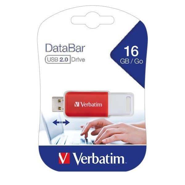 10 Stk. Verbatim USB 2.0 Stick 16GB DataBar VERBATIM 49453 rt