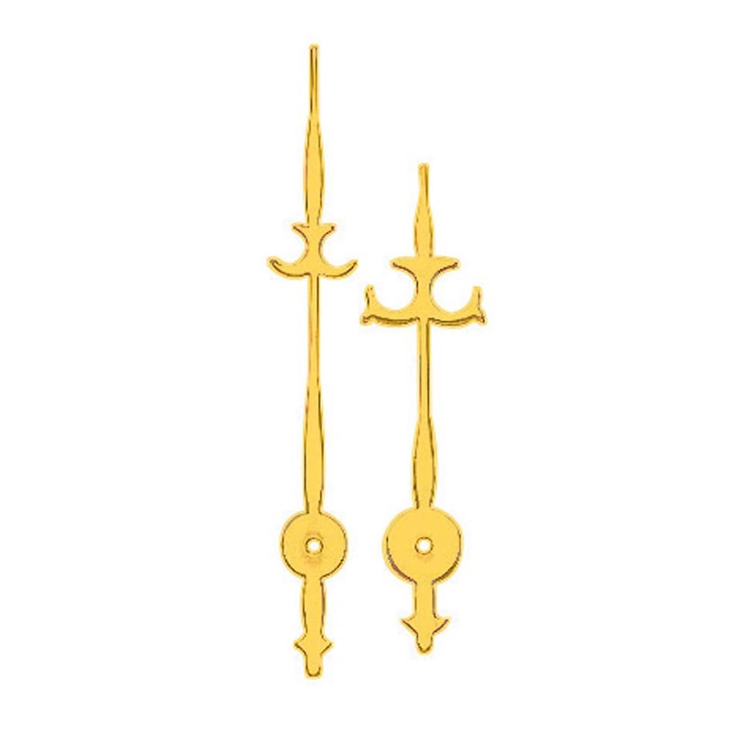 SELVA Zeigerpaar Euronorm Birne gelb Minutenzeiger-L:55mm