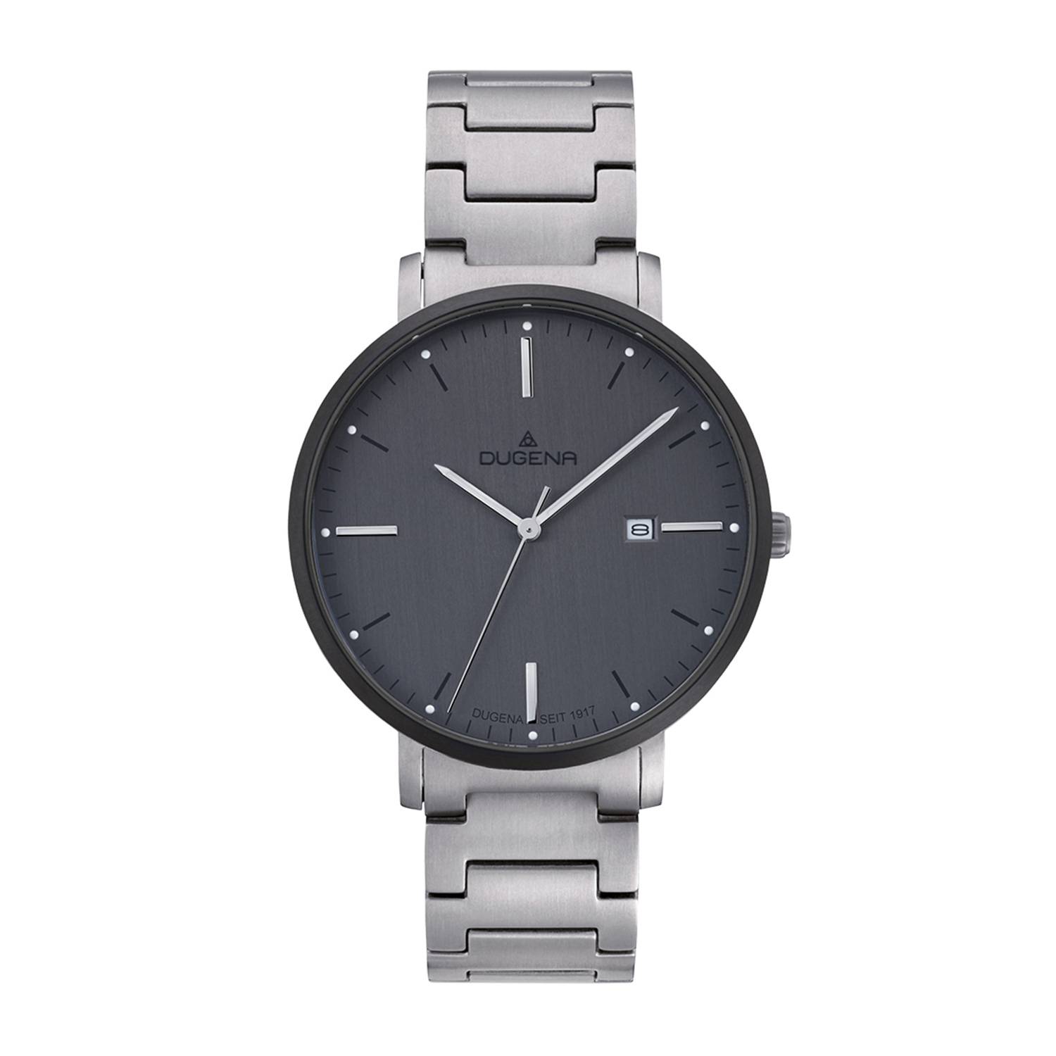 Dugena Armbanduhr, Stockholm, Quarz, Titangehäuse, Saphirglas, 5 bar