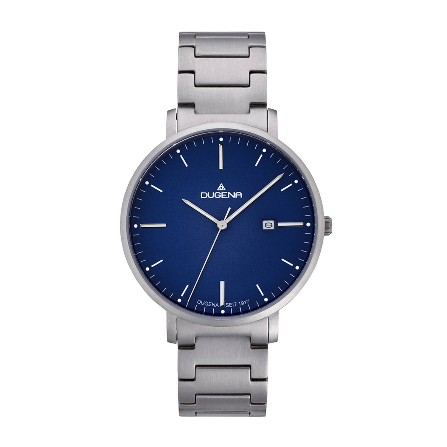 Dugena Armbanduhr, Stockholm, Quarz, Titangehäuse, Saphirglas, 5 bar