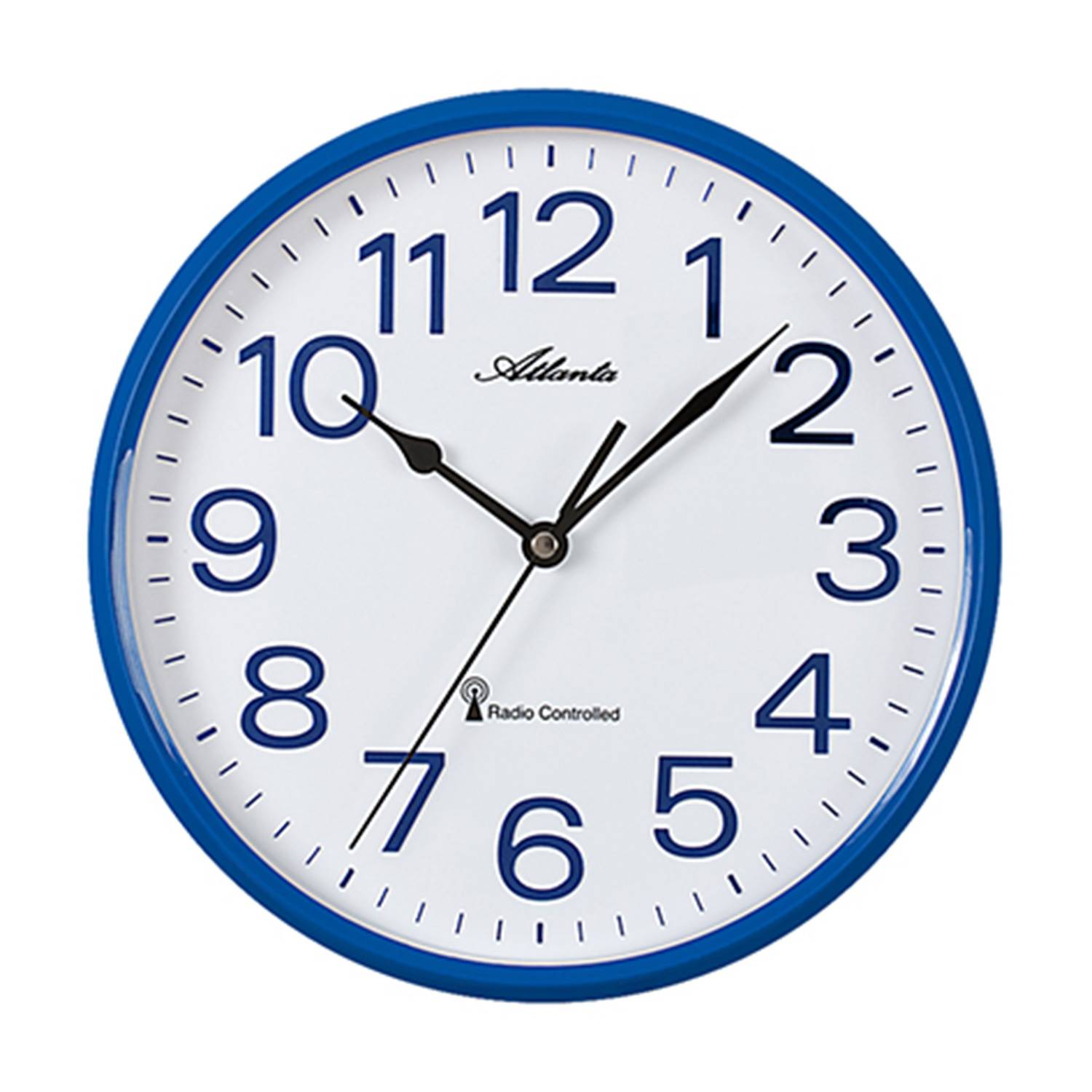 Atlanta 4378/5, Blau, Funk-Wanduhr