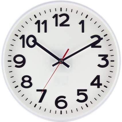 SELVA SELVA Quarz-Wanduhr Kolbingen, weiß