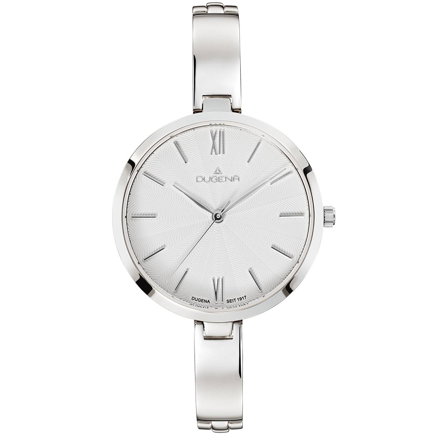 Dugena Damen-Armbanduhr Inez, Quarz, Edelstahl, Faltschließe, 5 bar
