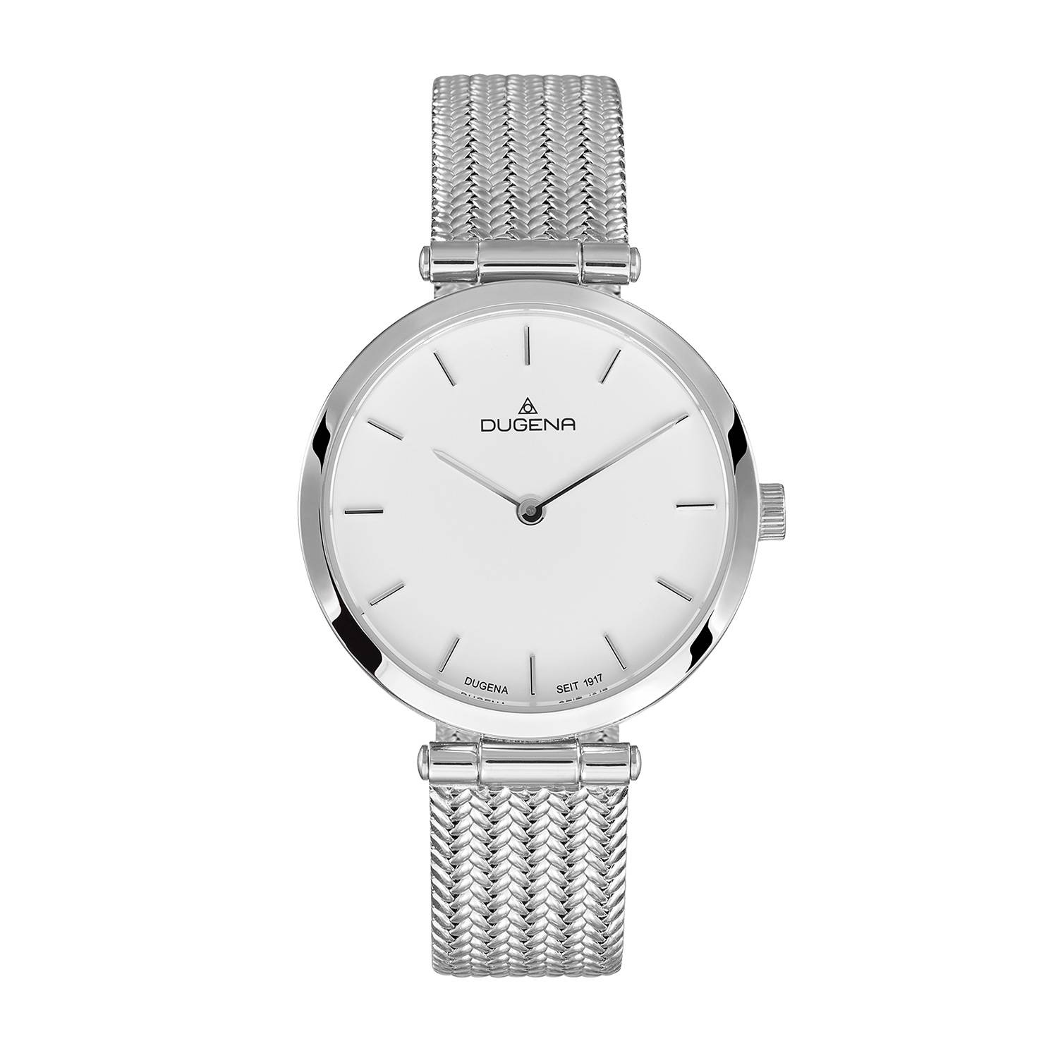 Dugena Damen-Armbanduhr Lissa, Quarz, Edelstahl, 3 bar