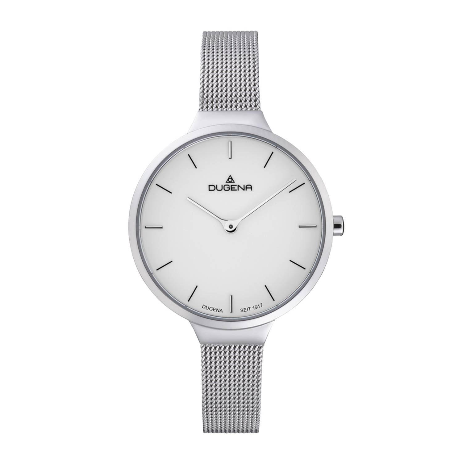 Dugena Damen-Armbanduhr, Alva, Quarz, Edelstahlgehäuse, Saphirglas, 3 bar