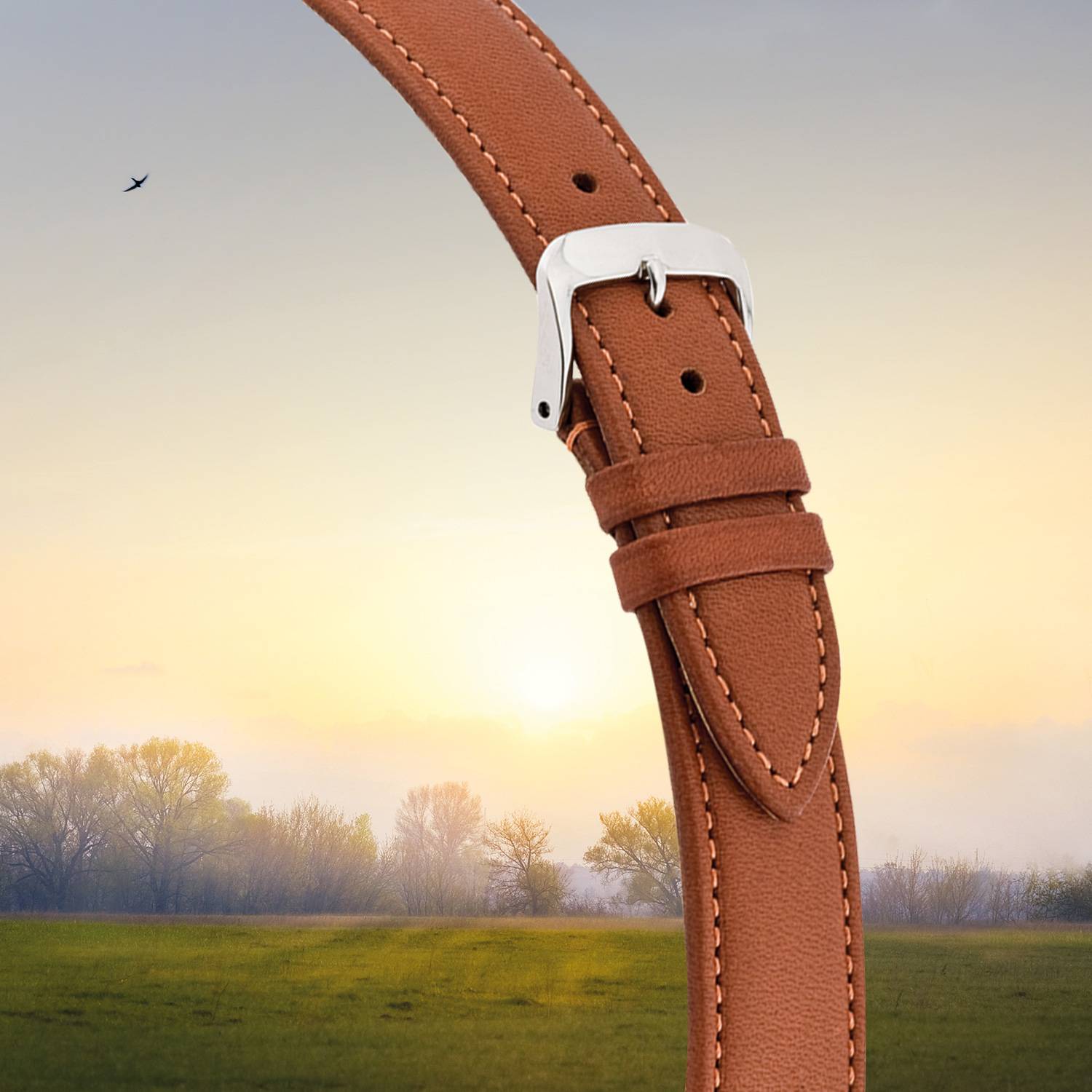 Happel Lederband Fairfield 20 mm mokka BIO