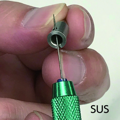 SELVA Ultra-Slim Diamantfeile rund Ø 0,9mm, Korn 800
