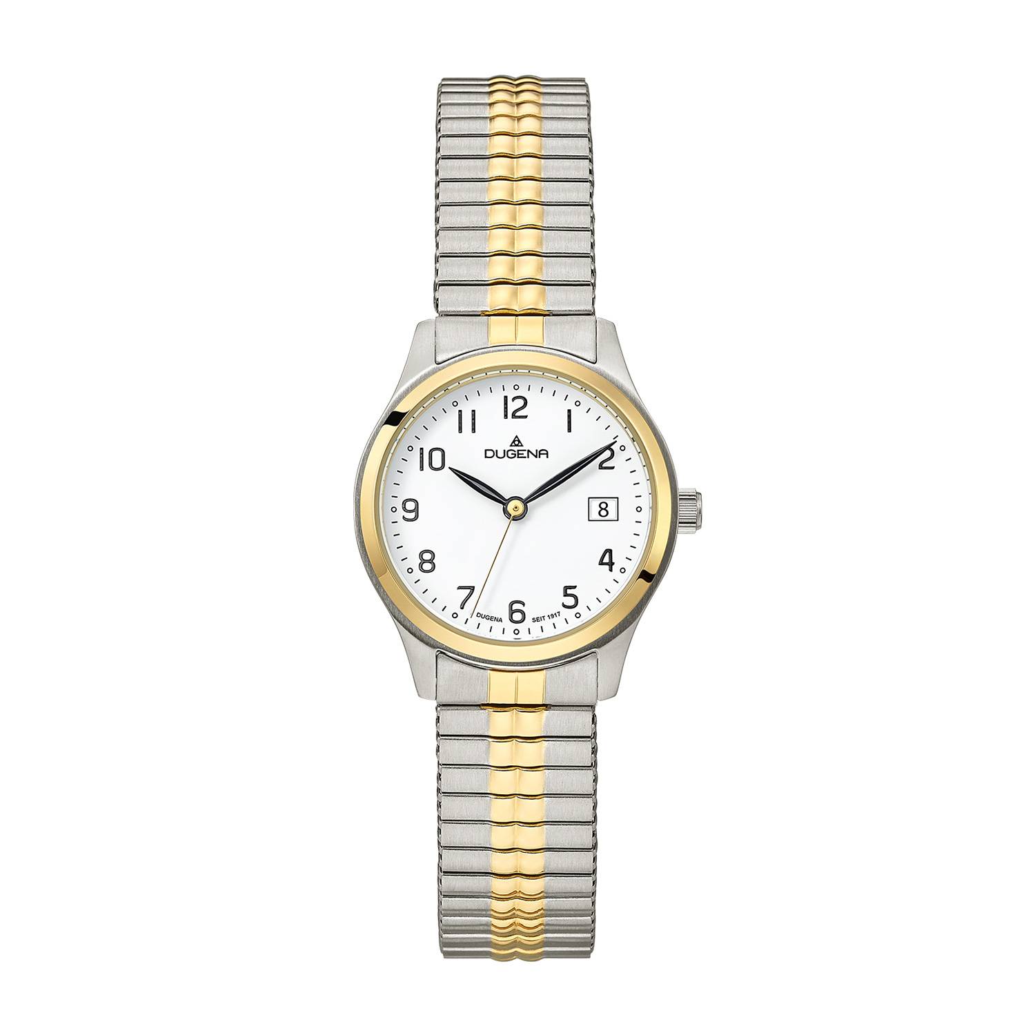 Dugena Damen-Armbanduhr Bari, Quarz, Edelstahl, 5 bar