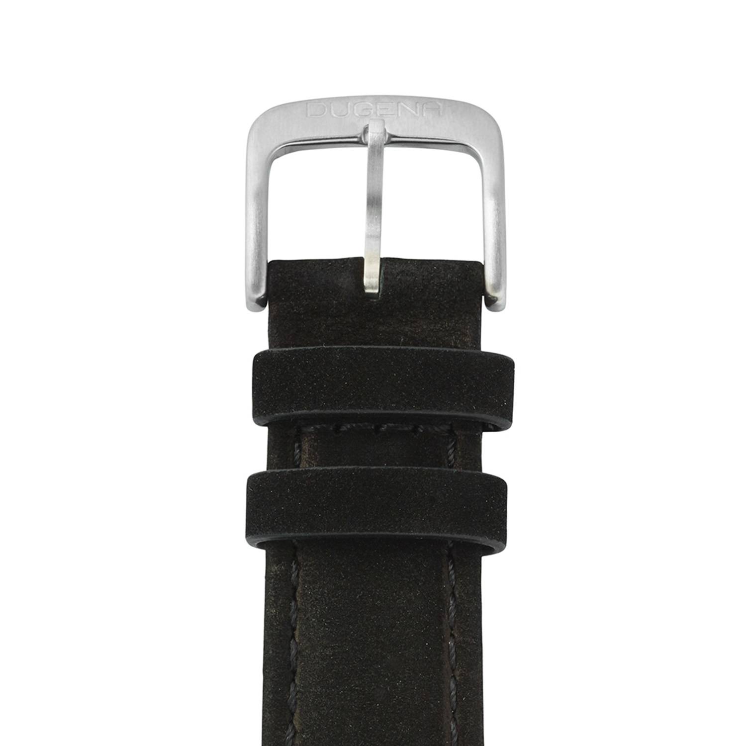 Dugena Armbanduhr für Jungen, Keno, Quarz, Edelstahlgehäuse, Lederarmband, 5 bar