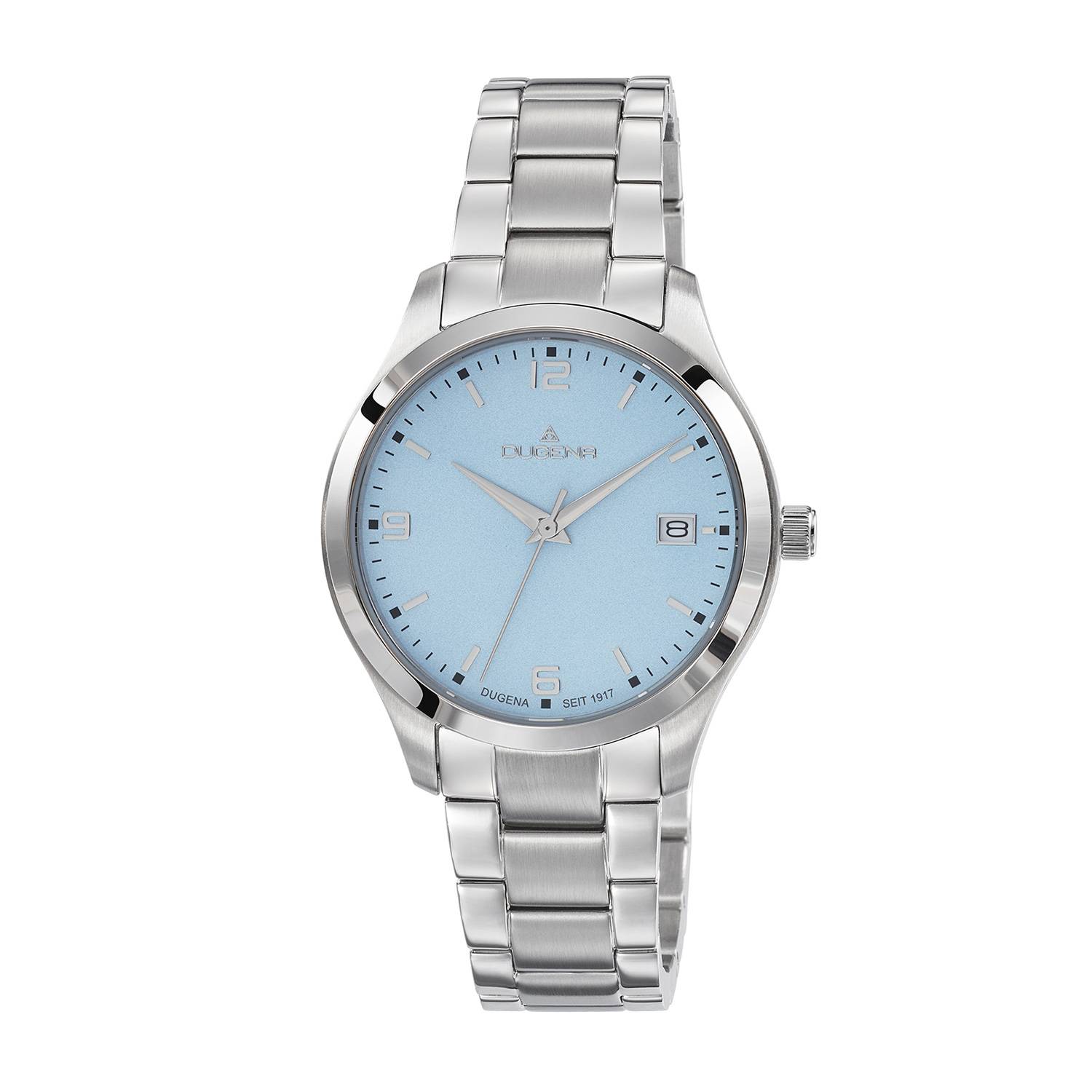 Dugena Damen-Armbanduhr Tresor Woman, Quarz, Edelstahl, Saphirglas, 10 bar