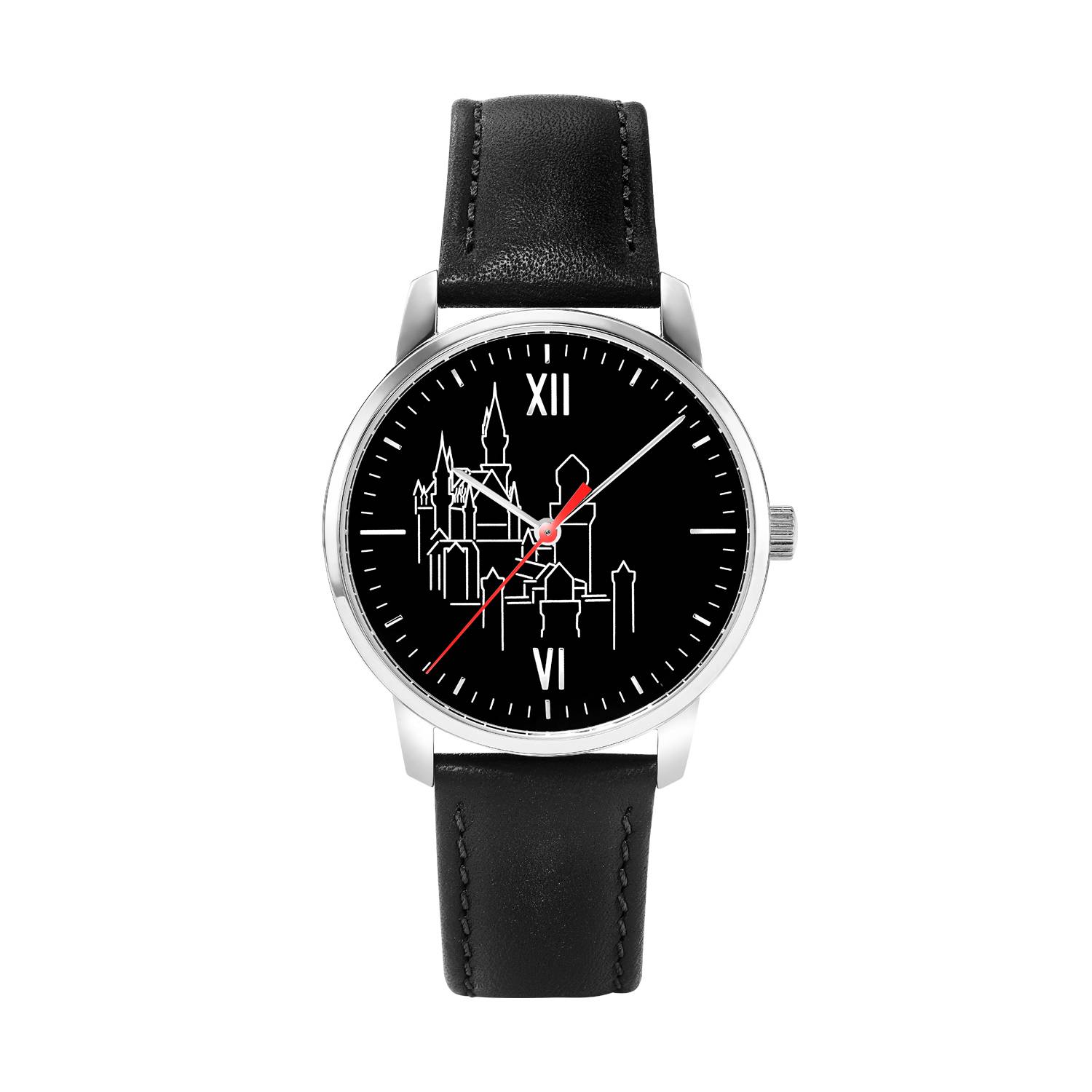 SELVA Königsschloss Edition Armbanduhr, rosé/ schwarz - Exklusiv