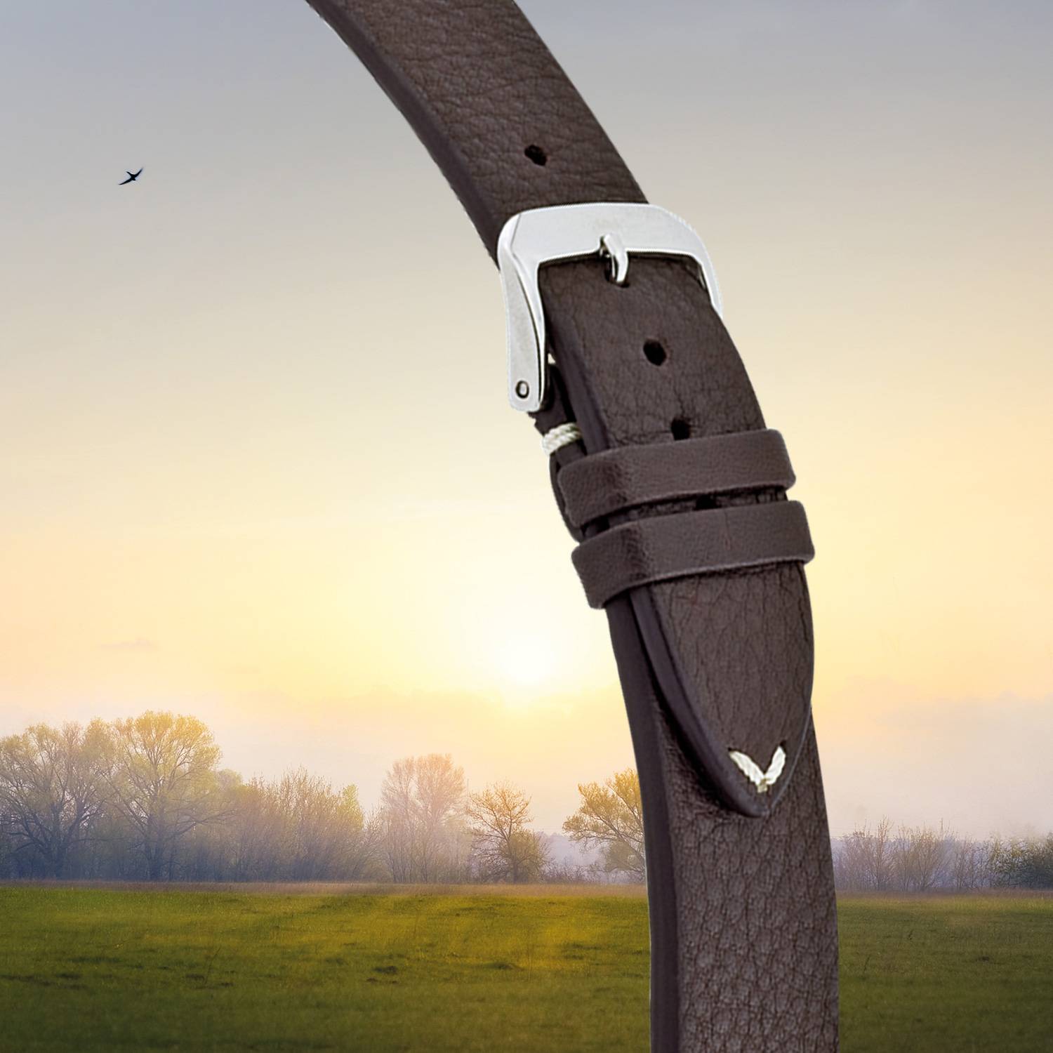 Happel Lederband El Paso 22 mm schwarz