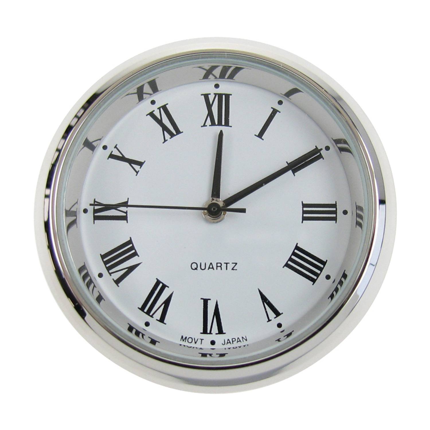 UTS Einsteckwerk, Trommel: 31 mm, Lünette: 35 mm, Zifferblatt weiß-antik