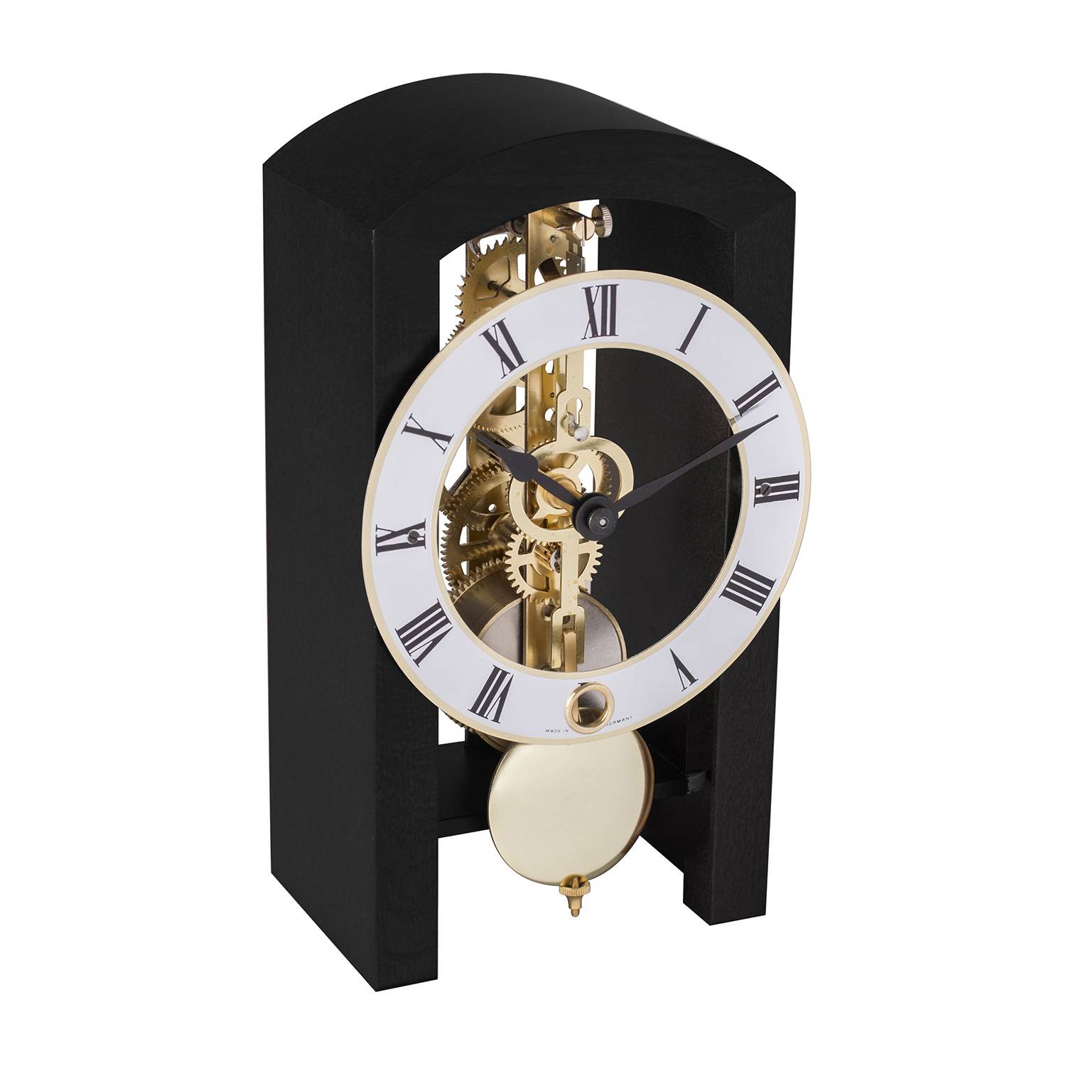 Hermle HERMLE Skelett-Tischuhr, Nussbaum