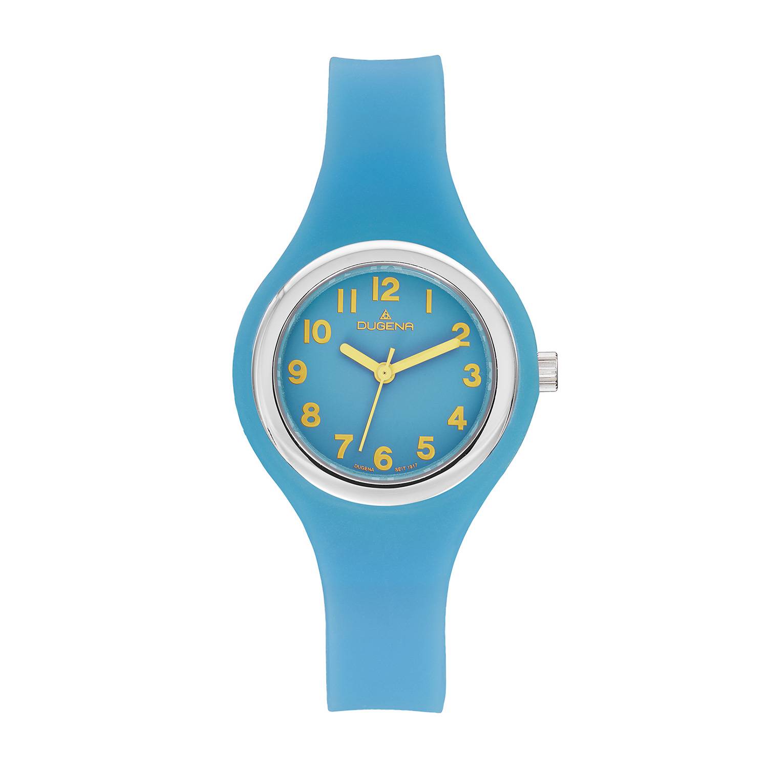 Dugena Mädchen-Armbanduhr Yumi, Quarz, Silikon-/Edelstahlgehäuse, 3 bar