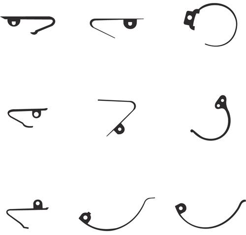 SELVA Sortiment Sperrfedern für Großuhren