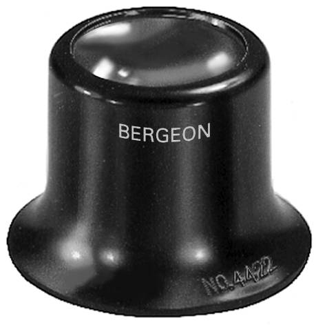 Bergeon Uhrmacherlupe 4x Bikonvexe Linse Bergeon