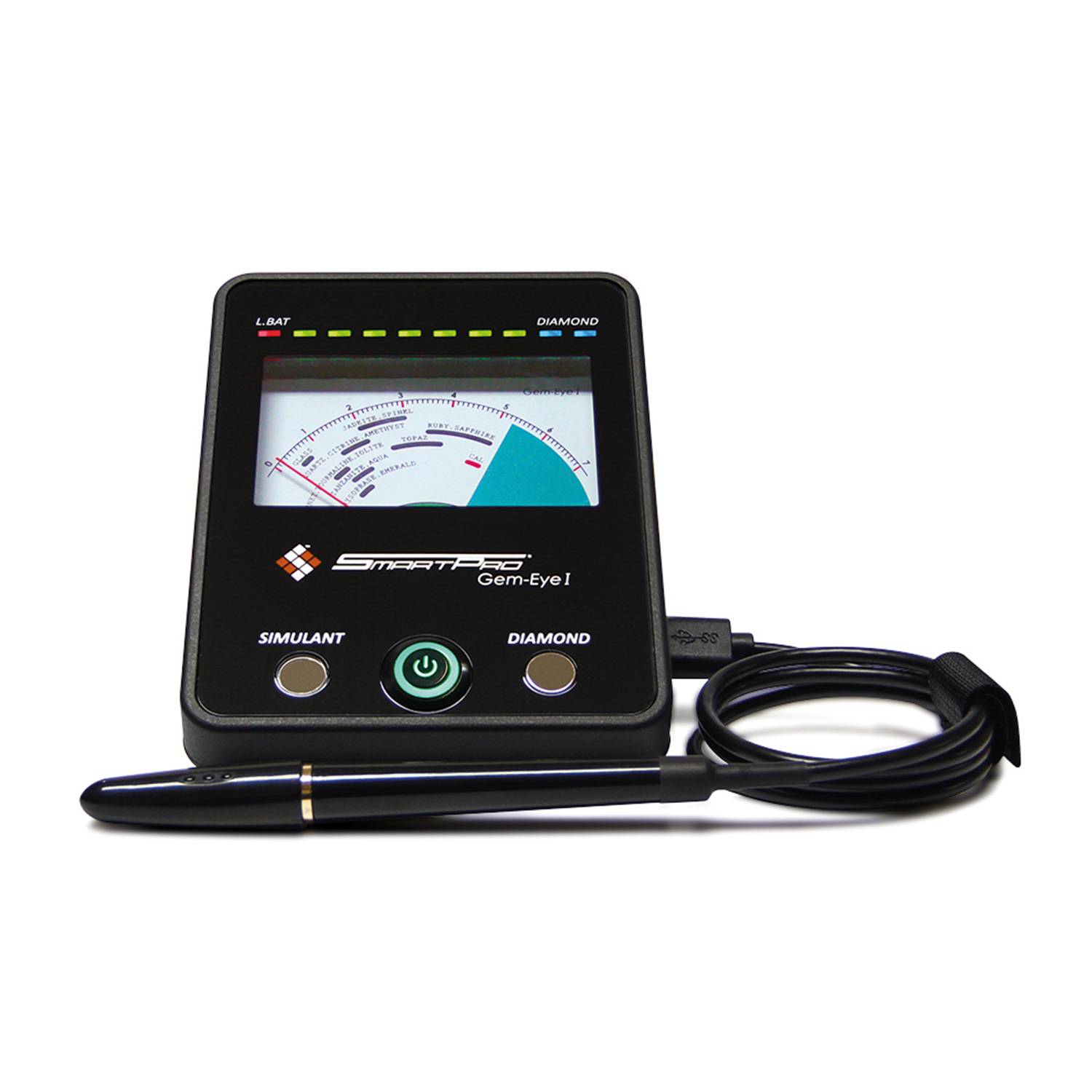 Smart Pro Gem-Eye I Diamant und Edelstein-Tester, gut ablesbares Analog-Display