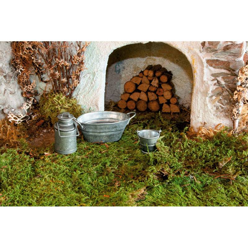 SELVA Eimer, Milchkanne und Wanne-Set