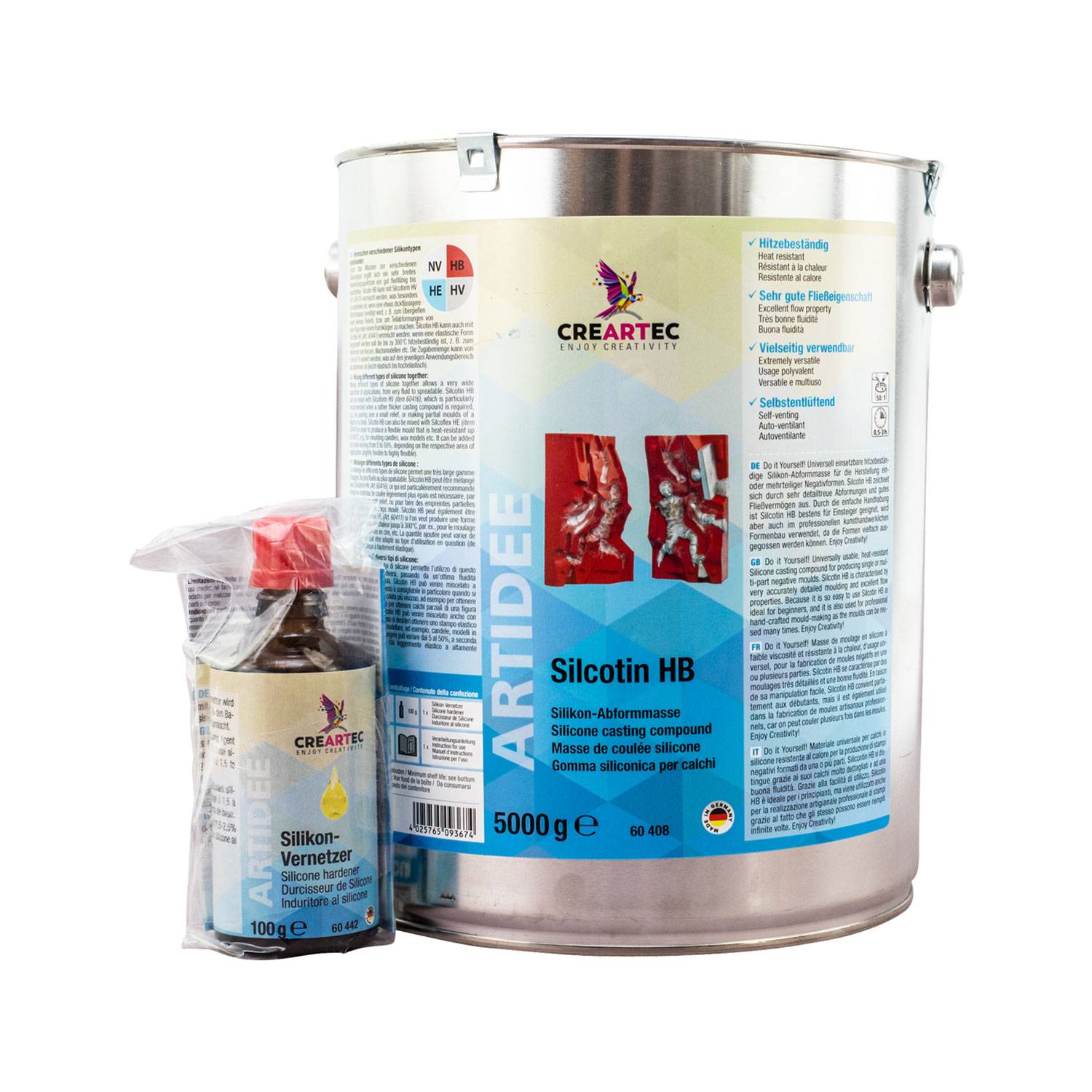 46,78 € / 1 kg Silikon-Kautschuk HB 5000g