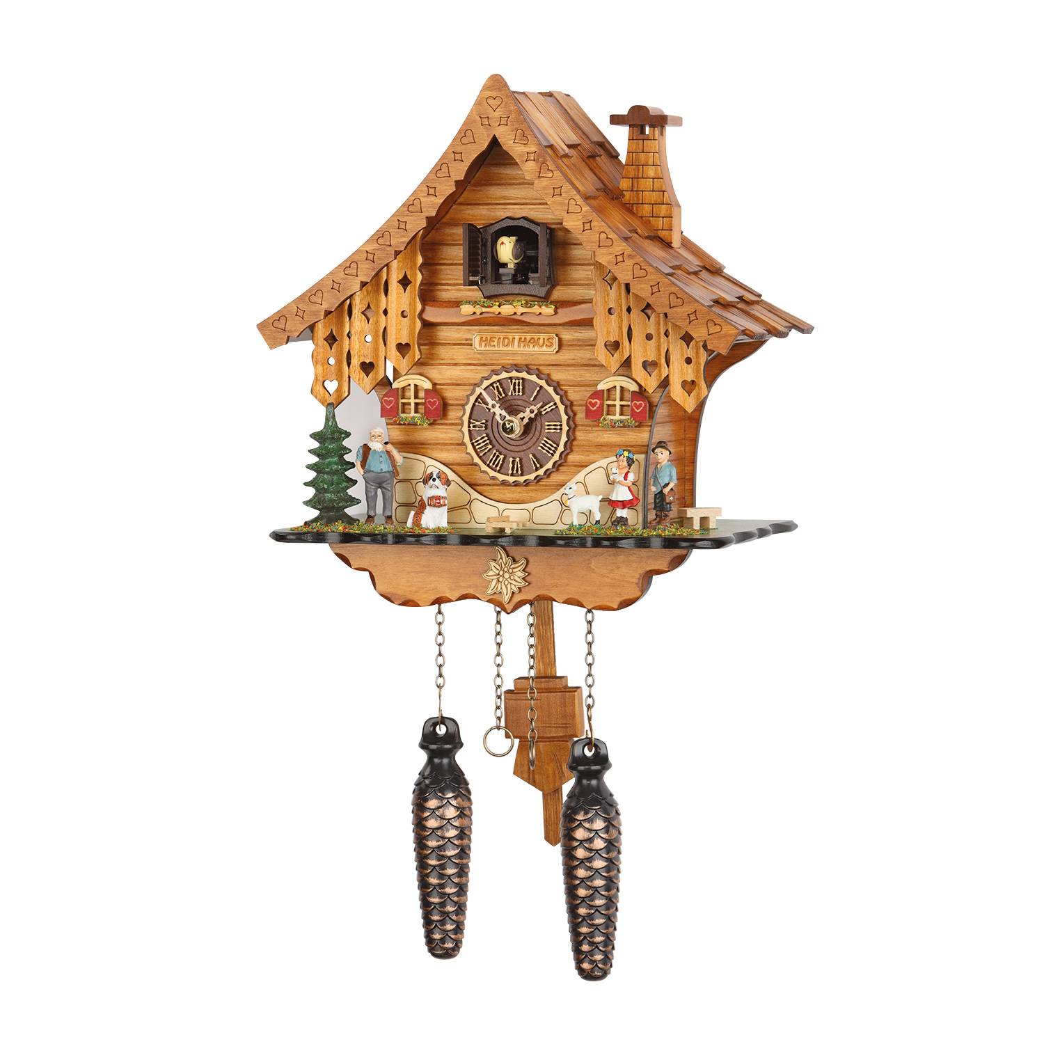 SELVA Kuckucksuhr Heidi-Haus