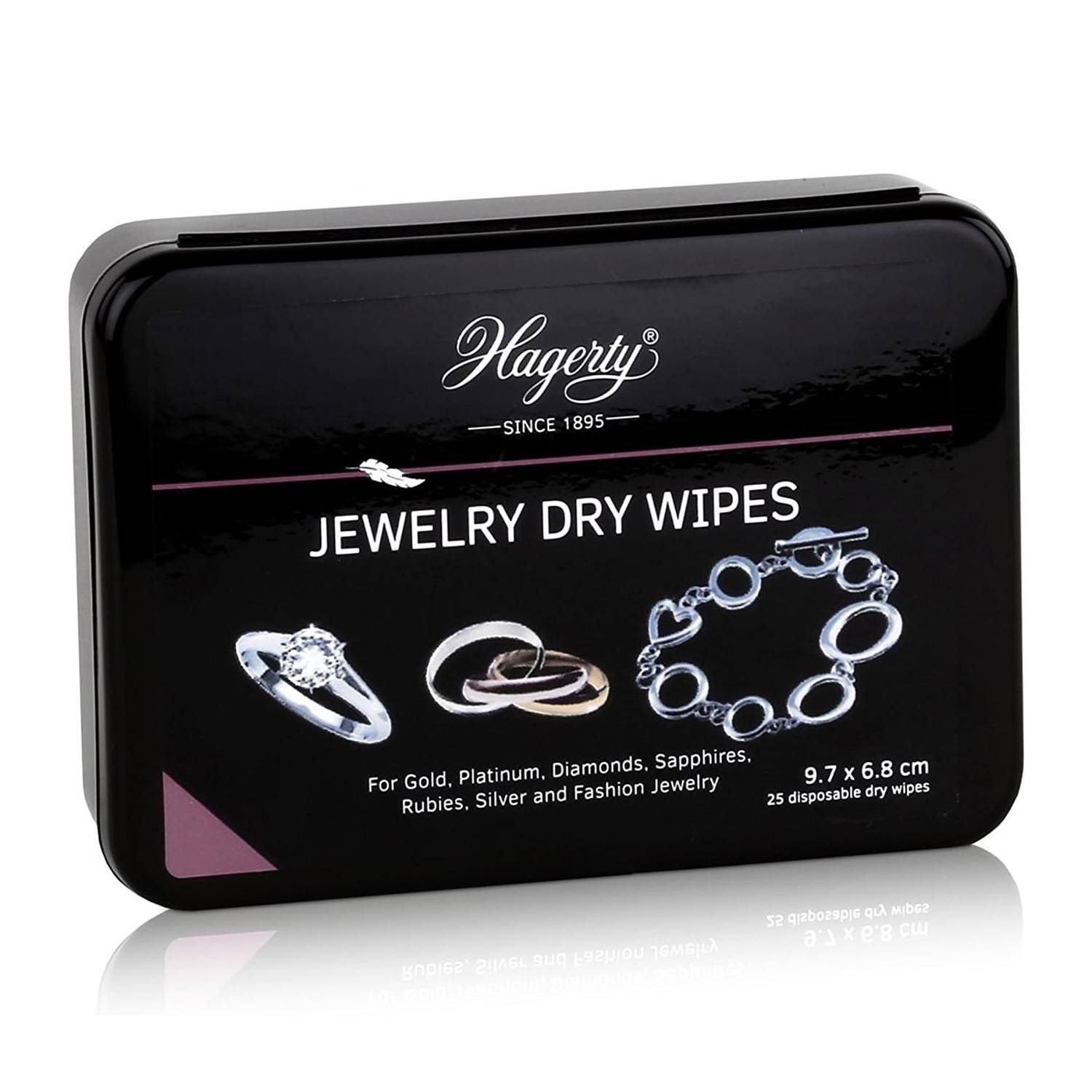 Hagerty Hagerty Jewelry Dry Wipes 25 Einwegtücher