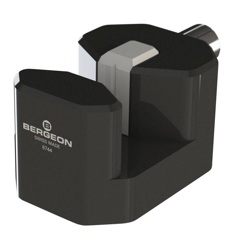 Bergeon 8744 Bandschraubstock, Werkzeug für Uhrmacher, Uhrzubehör, Halten von Armbändern