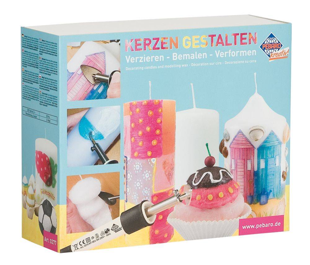 SELVA Set zum Verzieren von Kerzen