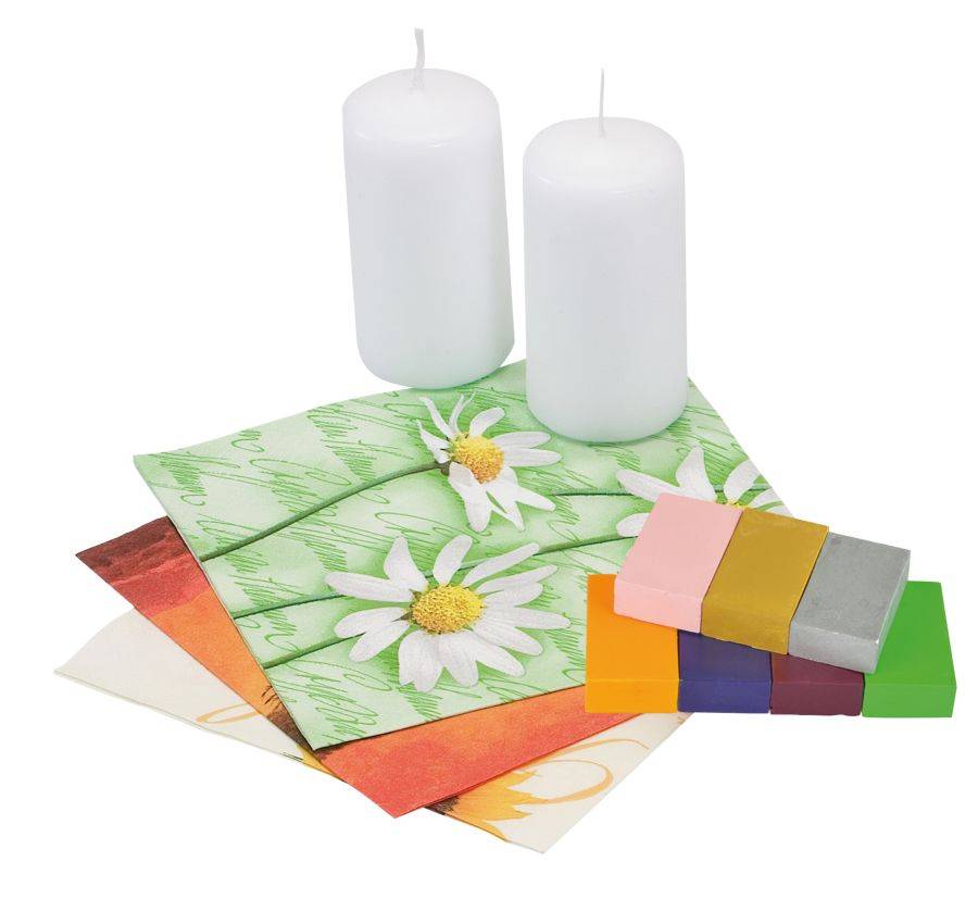 SELVA Set zum Verzieren von Kerzen