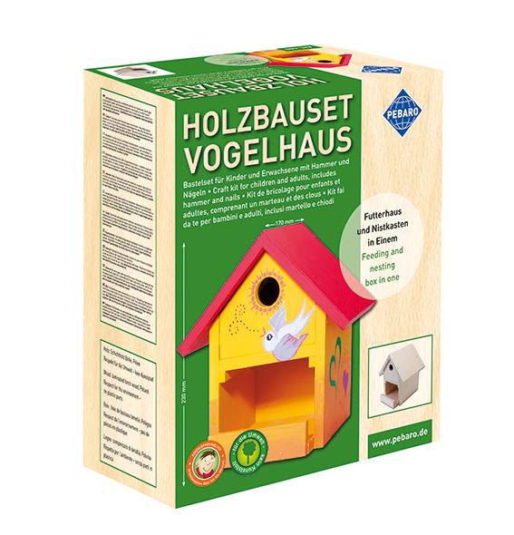 SELVA Holzbauset Vogelhaus