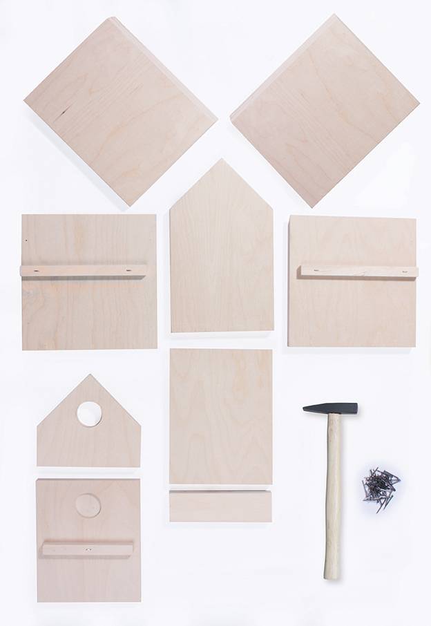 SELVA Holzbauset Vogelhaus