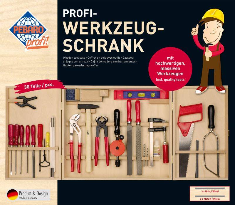 SELVA Profi-Werkzeugschrank, 30 Teile